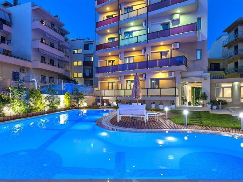 Leonidas Hotel & Apartments Ретимно Экстерьер фото